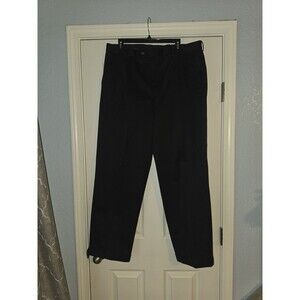 Polo Ralph Lauren Pleated Cuffed Black Dress Pants Men's 38 x 31 100% Cotton